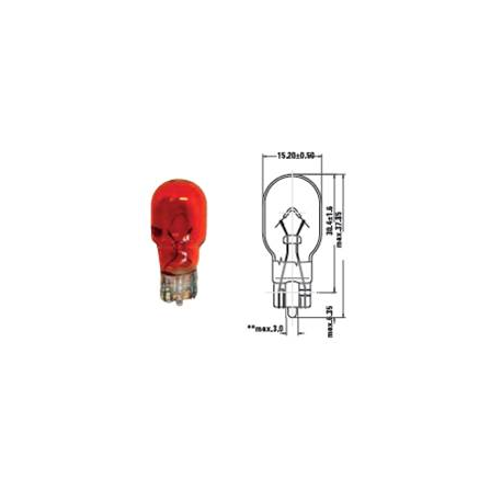 T13 ARANCIONE - 12V - 10W - W2,1X9,5d - FIRE