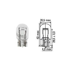 T20 - 12V - 21/5W - W3X16q - FIRE