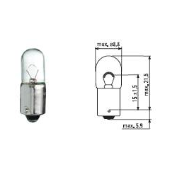 T4W - 12V - 4W - BA9s - GE