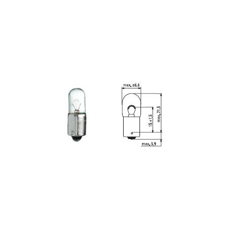 T4W HEAVY DUTY - 24V - 4W - BA9s - GE