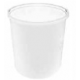 Tazza in plastica bianca - 2500 ml