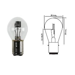 BA20d - 24V - 45/40W - FIRE