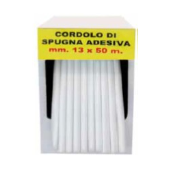 Cordolo in spugna adesiva - mm 19x35 m