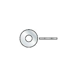 DIN 9021 - Rondella piana larga, zincata - M16x50