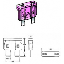 Fusibile a lama con led di controllo 10 A