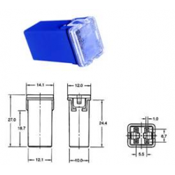 Fusibile J case 20 A