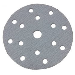 GRANA 240 - D150 - Dischi abrasivi in carta velcrata 15 FORI - conf. da 100 pz