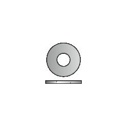 ISO 7089 - Rondella Inox A2, 100 HV - M10x20