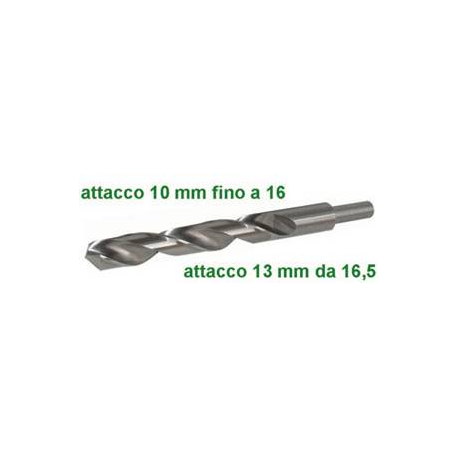 Punte per metalli rotazione DX HSSG - Ø 10.5 mm