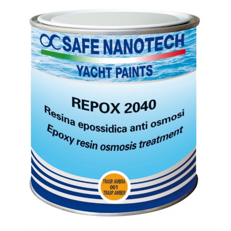REPOX 2040 - TRASPARENTE (Ambra) - Conf. da 1,50 kg (A+B)