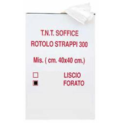 Rotolo T.N.T. soffice forato - cm 40x40 cm - 300 strappi