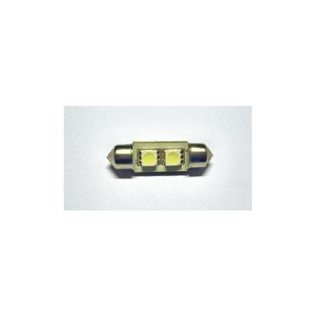 SMD LED SILURO - 12V - 02 n. LED - FESTOON 11X41 - Bianco - FIRE