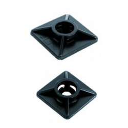 Supporto adesivo bidirezionale nero - Lmax 3,6mm