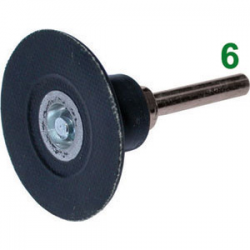 Supporto Ø 45 mm per dischi Ø 50 mm - attacco Ø 6 mm