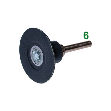 Supporto Ø 45 mm per dischi Ø 50 mm - attacco Ø 6 mm