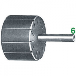 Supporto per anelli - attacco Ø 6 mm - Ø 10x10 mm