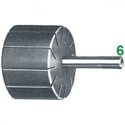 Supporto per anelli - attacco Ø 6 mm - Ø 10x20 mm