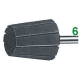 Supporto per coni - attacco Ø 6 mm - altezza 30 mm