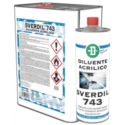 SVERDIL 743 - diluente acrilico - 5 L