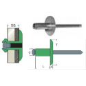 RIVETTI IN ALLUMINIO TESTA LARGA
